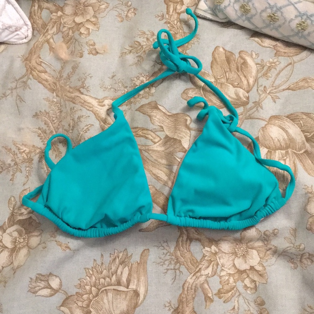 Green bikini top